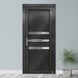 Двери межкомнатные пластиковые INOX NX11 антрацит М289 фото 2