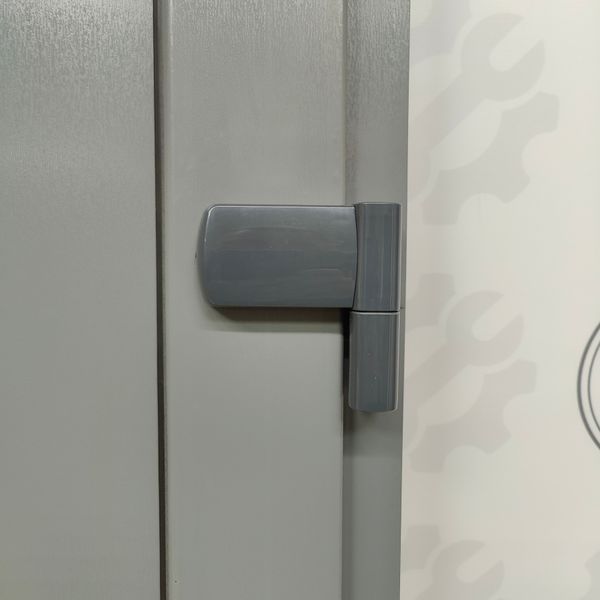 Двері вхідні вуличні металопластикові одностулкові INOX 10Plus+скло базальт W260 фото