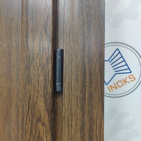 Двери межкомнатные пластиковые BLACKINOX 22 темный дуб М648 фото