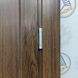 Двери межкомнатные пластиковые INOX 04 темный дуб М580 фото 4