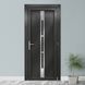 Двери межкомнатные пластиковые INOX NX07 антрацит М285 фото 2